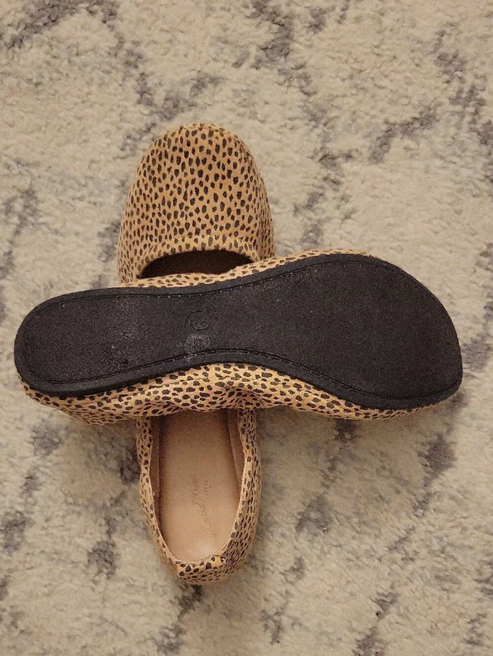 Leopard Print Ballet Flats in Tan - Classic Everyday Style
